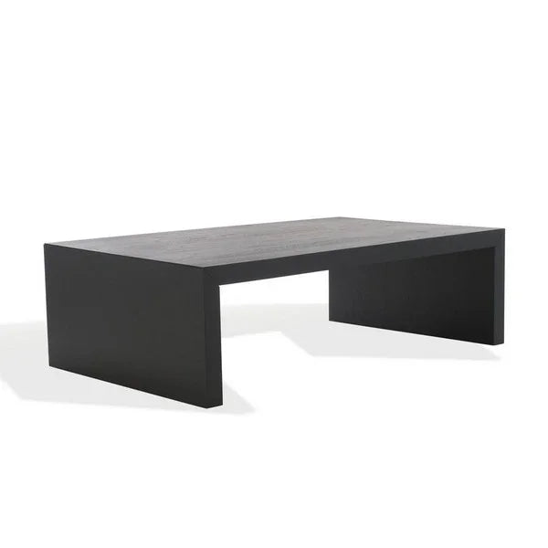 Tawney Wood Coffee Table in Black - The Mayfair Hall