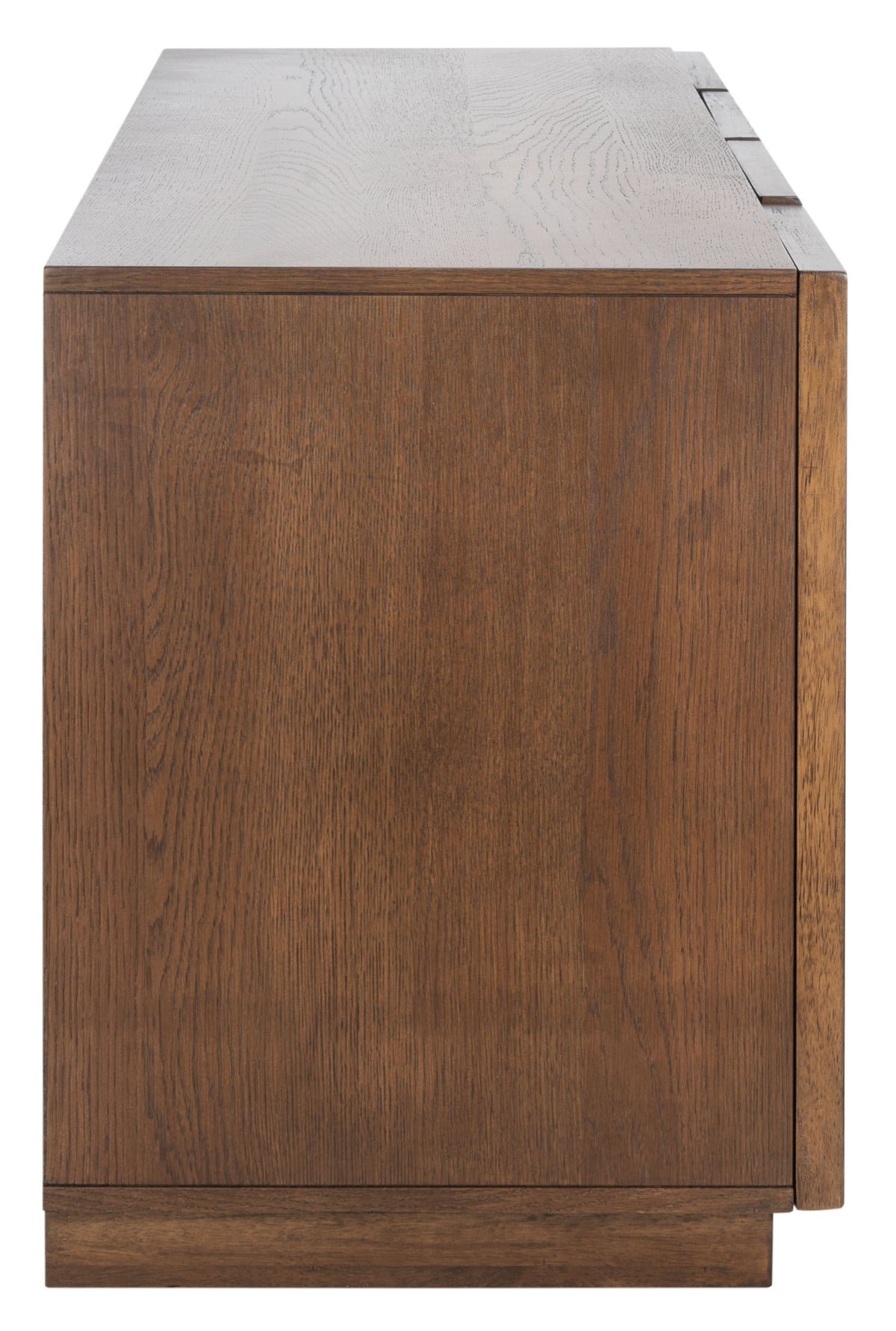 Zeus 4 Door Wood Sideboard And TV Stand in Medium Oak