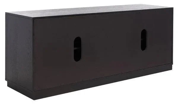 Safavieh Mallory Black 4 Door Media Stand