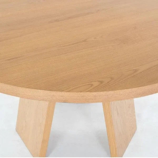 Julianna Wood Dining Table with Tripod Legs - The Mayfair Hall