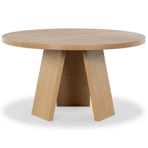 Julianna Wood Dining Table with Tripod Legs - The Mayfair Hall