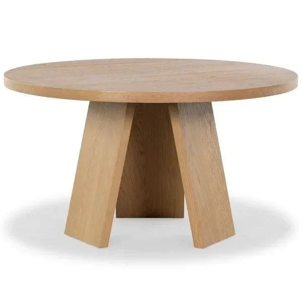 Julianna Wood Dining Table with Tripod Legs - The Mayfair Hall