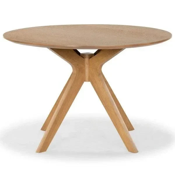 Carolee Wood Dining Table with Splayed Legs - The Mayfair Hall