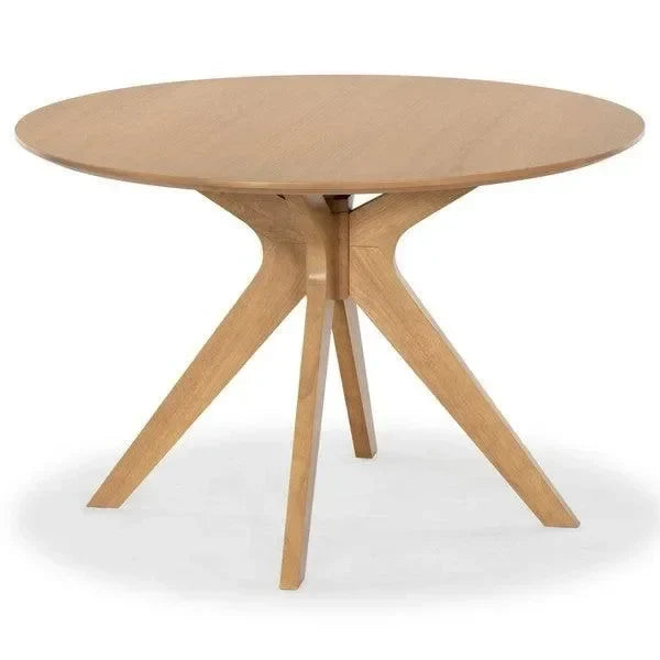 Carolee Wood Dining Table with Splayed Legs - The Mayfair Hall