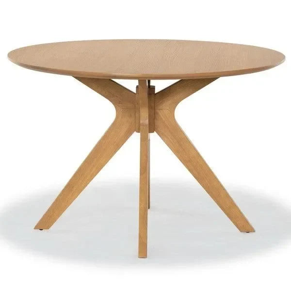 Carolee Wood Dining Table with Splayed Legs - The Mayfair Hall