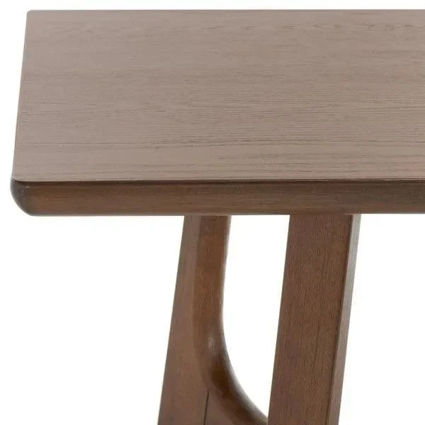 Adelee Wood Dining Table in Medium Oak - The Mayfair Hall