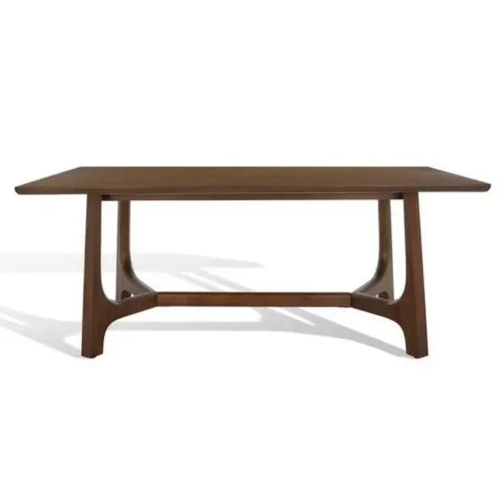 Adelee Wood Dining Table in Medium Oak - The Mayfair Hall