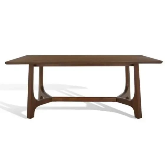 Adelee Wood Dining Table in Medium Oak - The Mayfair Hall