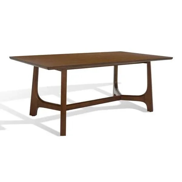 Adelee Wood Dining Table in Medium Oak - The Mayfair Hall