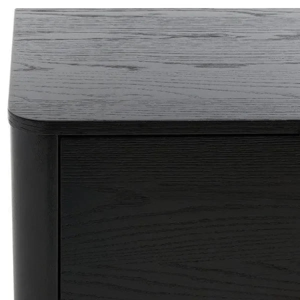 Gabrietta Wood Drawer Dresser in Black - The Mayfair Hall
