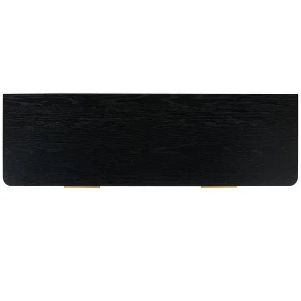 Gabrietta Wood Drawer Dresser in Black - The Mayfair Hall