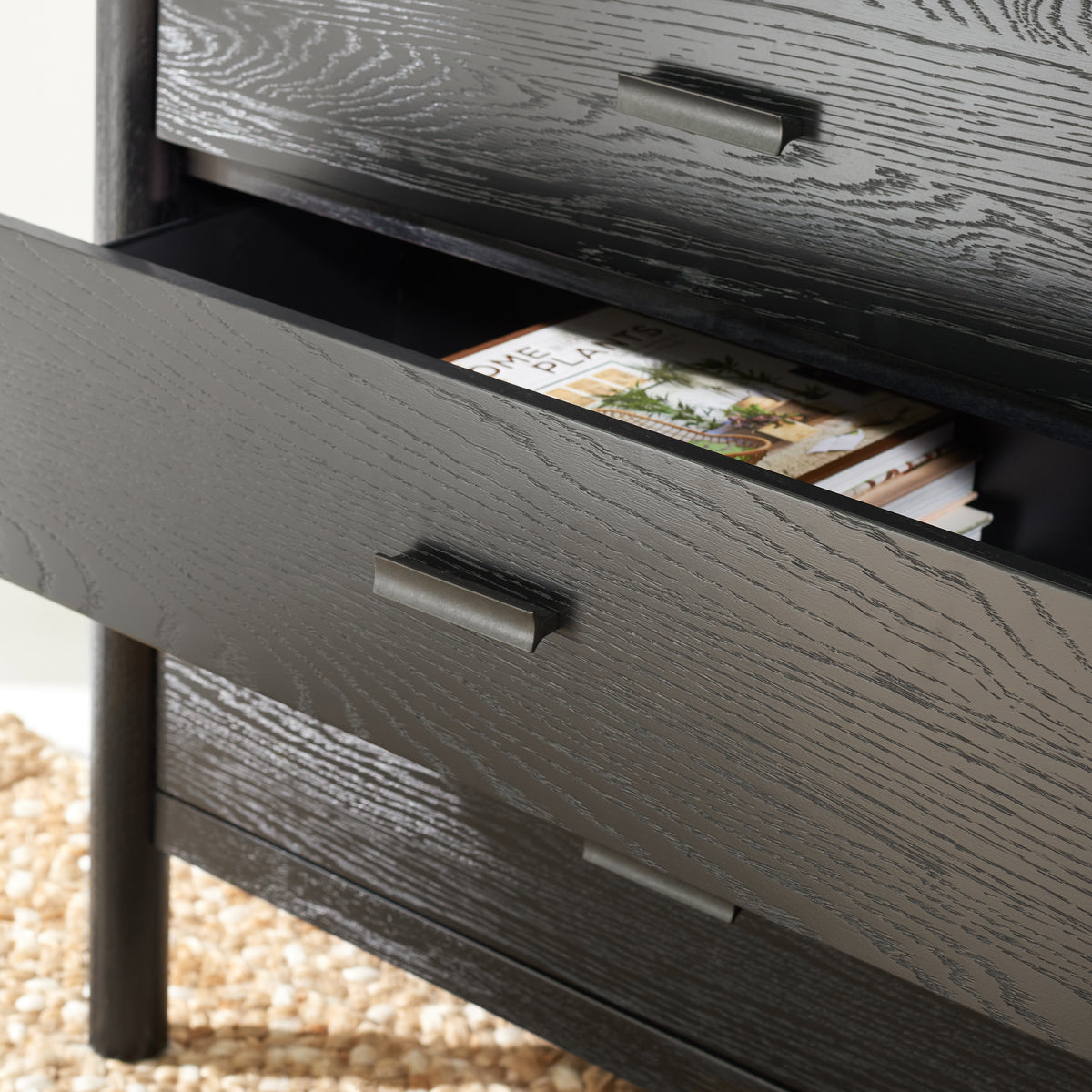 Jaylessa Wood Dresser in Black