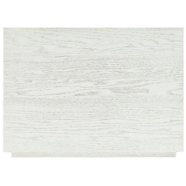 Deirdra Rubberwood Nightstand in White Wash - The Mayfair Hall