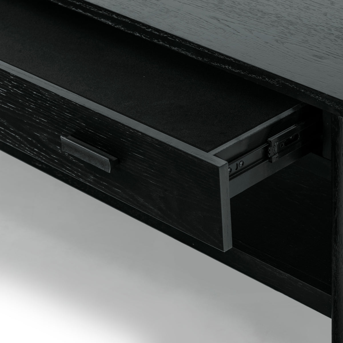 Jaylessa Wood 1 Drawer Coffee Table in Black