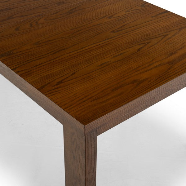 Desmond Extendable Wood Dining Table in Medium Oak