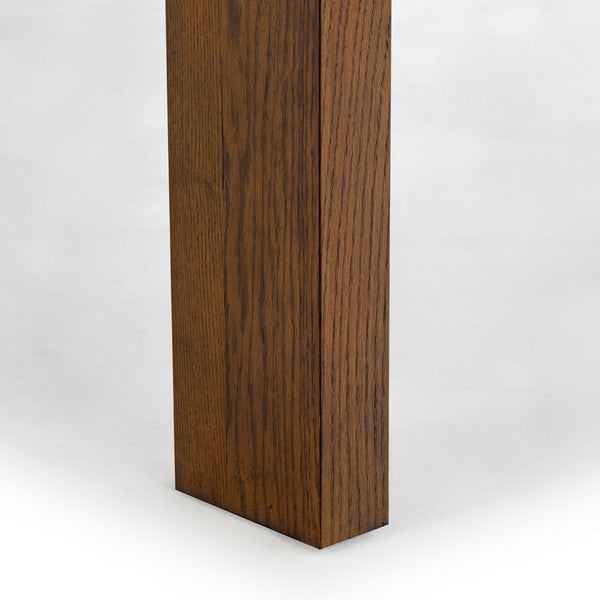 Desmond Extendable Wood Dining Table in Medium Oak