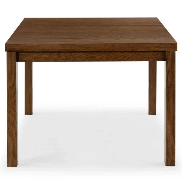Desmond Extendable Wood Dining Table in Medium Oak