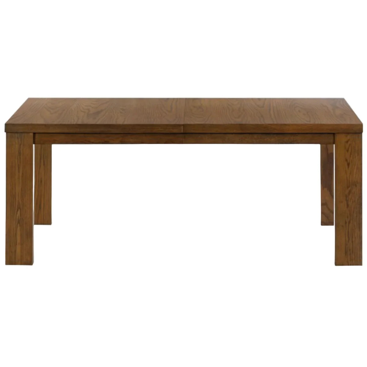 Wooden table on a white background