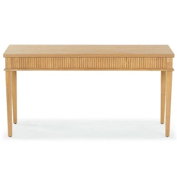 Shelbie Wood Desk in Oak and Black - The Mayfair Hall