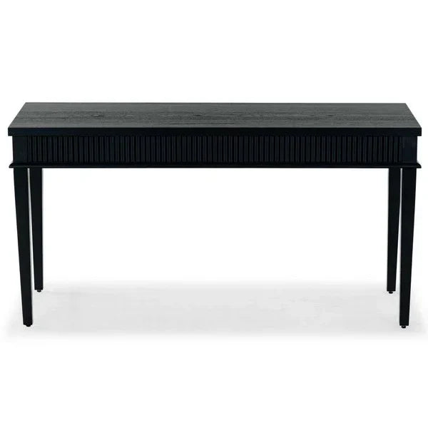 Shelbie Wood Desk in Black - The Mayfair Hall