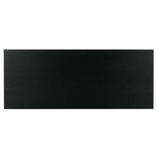 Shelbie Wood Desk in Black - The Mayfair Hall