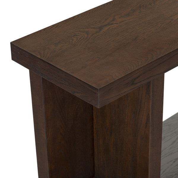 Claramay Wood Console Table in Walnut