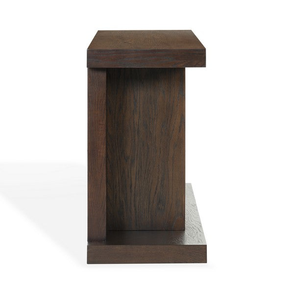 Claramay Wood Console Table in Walnut