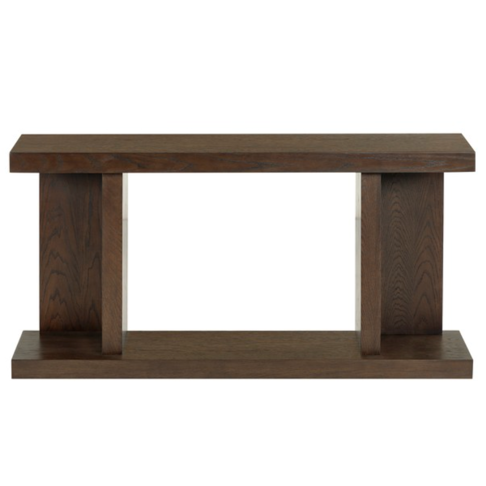 Claramay Wood Console Table in Walnut