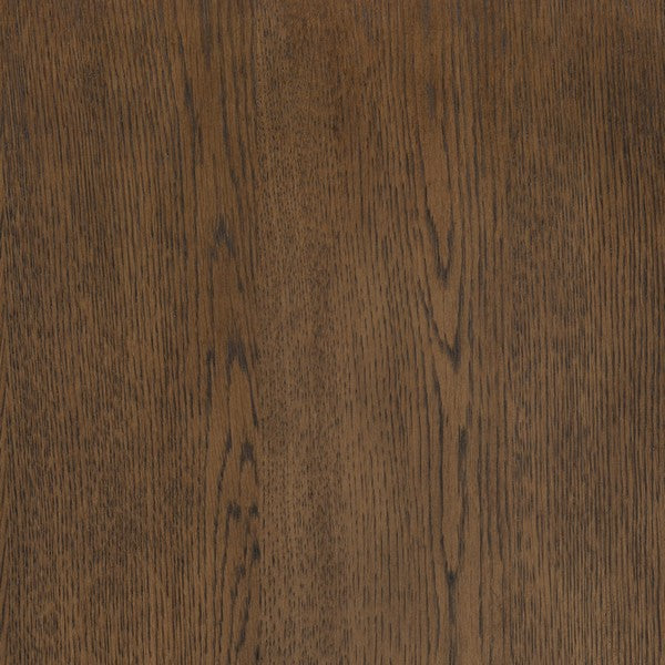 Octavian Wood Nightstand with 2 Drawer and Rope Detail in Dark Walnut