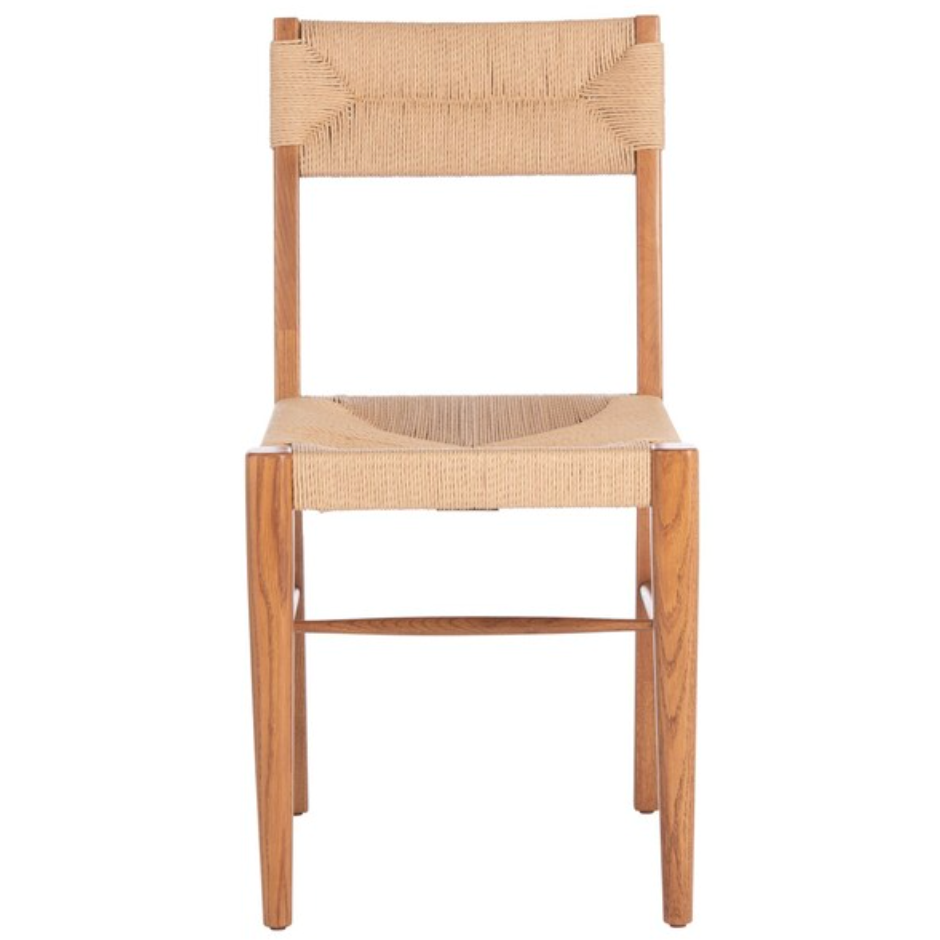 Cody Rattan Dining Chair in Natural (Set of 2)