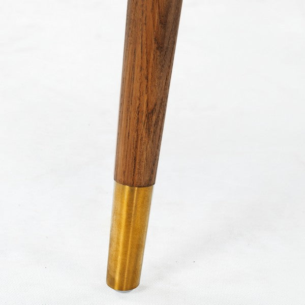 Rogue Rattan Dining Chair in Walnut and Natural
