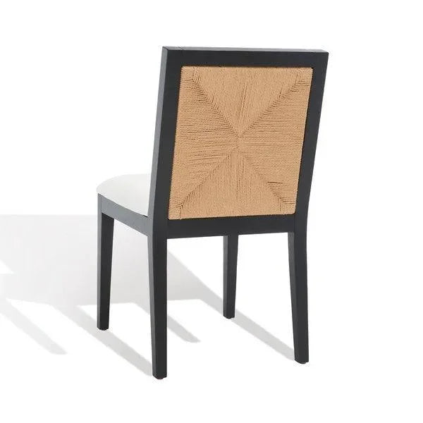 Emilio Wood Dining Chair in Black - The Mayfair Hall