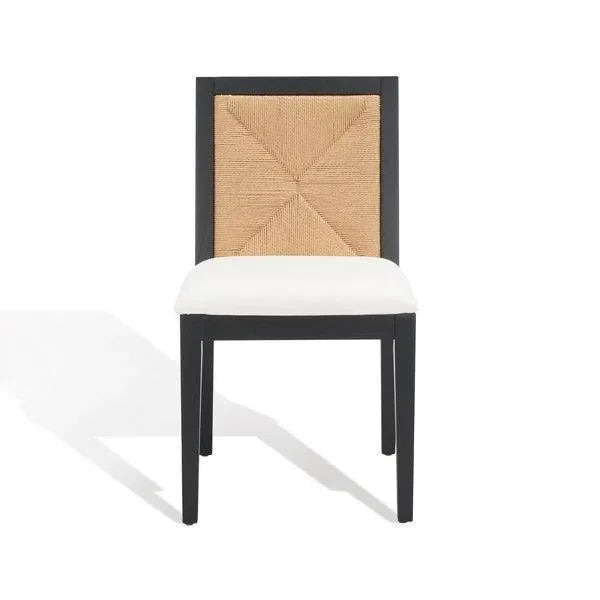 Emilio Wood Dining Chair in Black - The Mayfair Hall