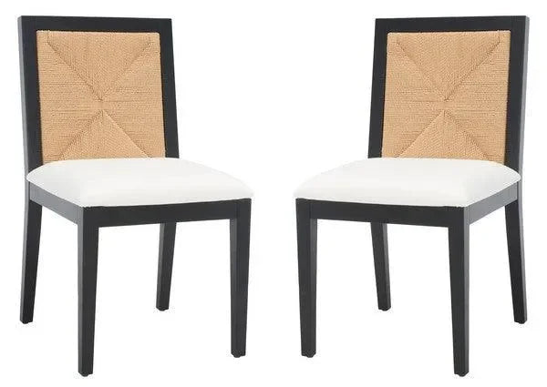 Emilio Wood Dining Chair in Black - The Mayfair Hall