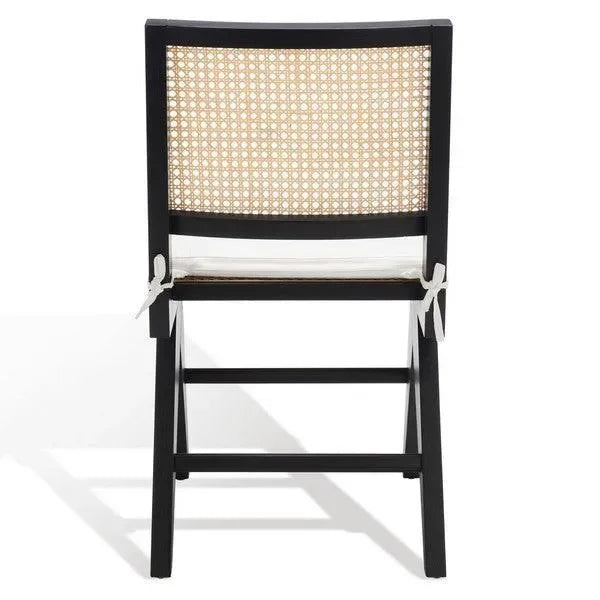 Colette Wood Dining Chair in Black - The Mayfair Hall
