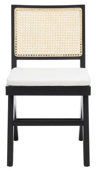 Colette Wood Dining Chair in Black - The Mayfair Hall