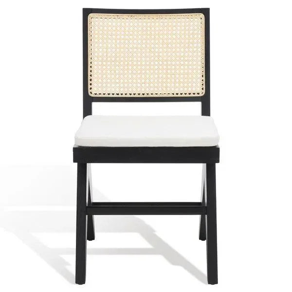 Colette Wood Dining Chair in Black - The Mayfair Hall