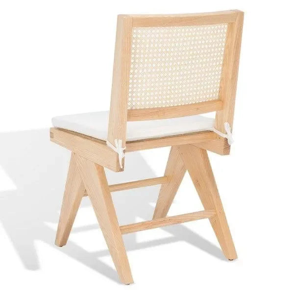 Colette Wood Dining Chair in Natural - The Mayfair Hall
