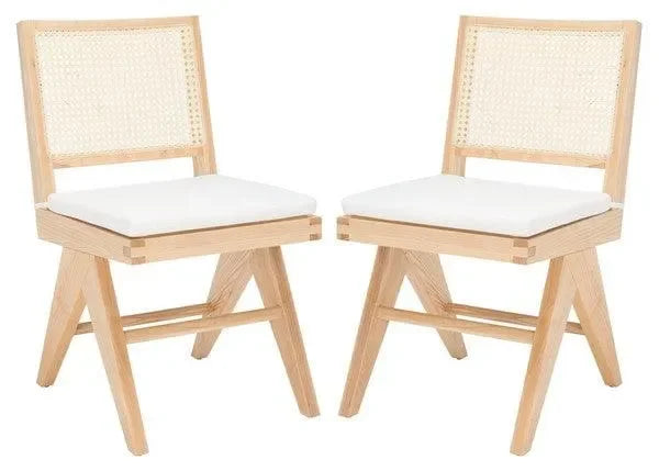 Colette Wood Dining Chair in Natural - The Mayfair Hall