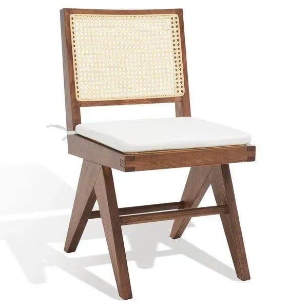 Colette Wood Dining Chair in Walnut - The Mayfair Hall