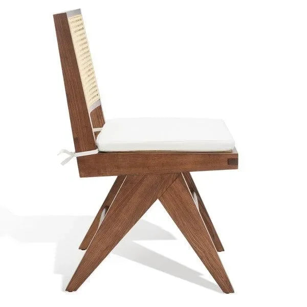 Colette Wood Dining Chair in Walnut - The Mayfair Hall