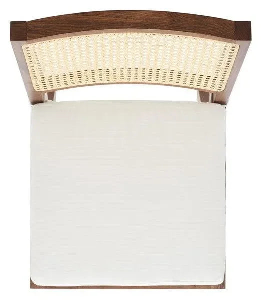 Colette Wood Dining Chair in Walnut - The Mayfair Hall