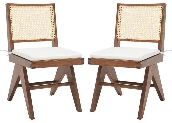 Colette Wood Dining Chair in Walnut - The Mayfair Hall