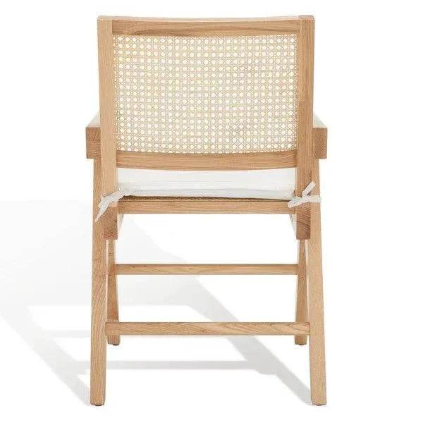 Colette Rattan Armchair in Natural - The Mayfair Hall