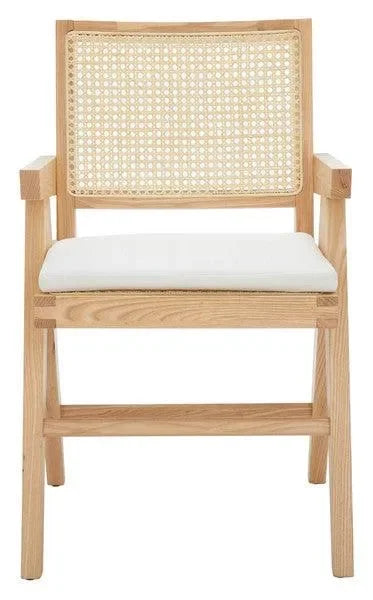 Colette Rattan Armchair in Natural - The Mayfair Hall