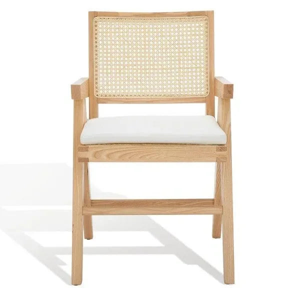 Colette Rattan Armchair in Natural - The Mayfair Hall
