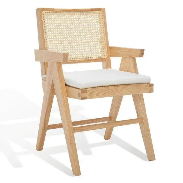 Colette Rattan Armchair in Natural - The Mayfair Hall