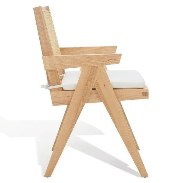 Colette Rattan Armchair in Natural - The Mayfair Hall