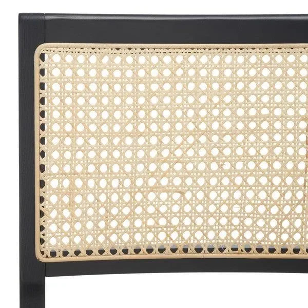 Hattie Wood Counter Stool in Black - The Mayfair Hall