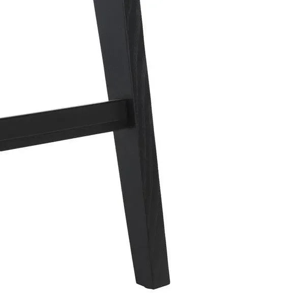 Hattie Wood Counter Stool in Black - The Mayfair Hall